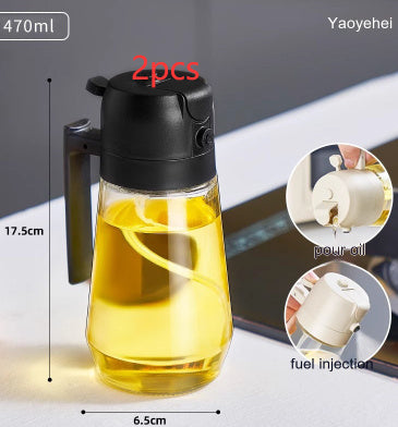 Distributeur d'huile en versement ou en vaporisateur 470ml Livraison 20 à 30 jours