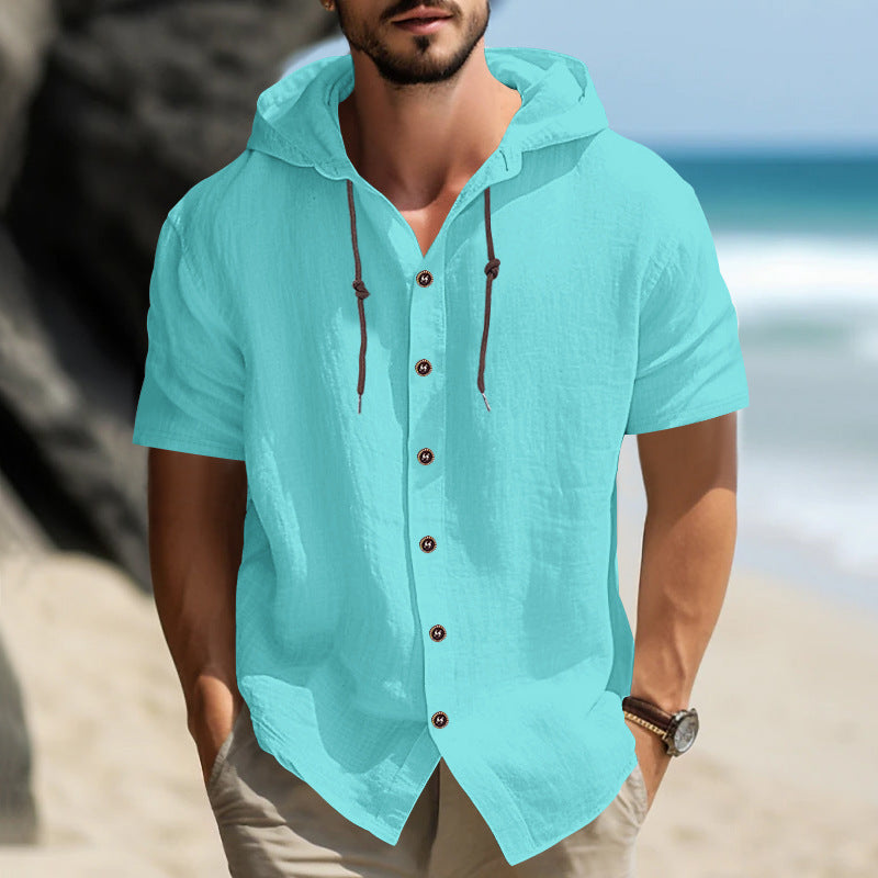 Chemise à capuche pour hommes