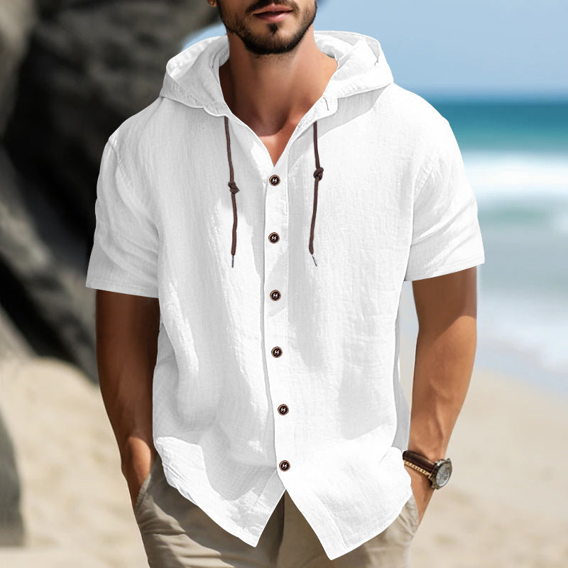 Chemise à capuche pour hommes