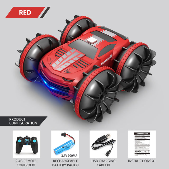 Voiture de cascade tout-terrain RC étanche télécommandée 2,4 GHz 4WD Livraison 15 à 21 jours