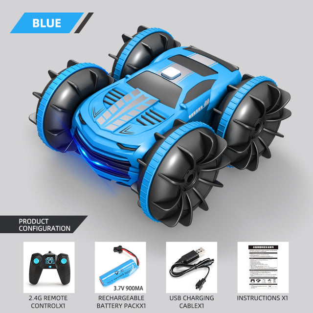 Voiture de cascade tout-terrain RC étanche télécommandée 2,4 GHz 4WD Livraison 15 à 21 jours