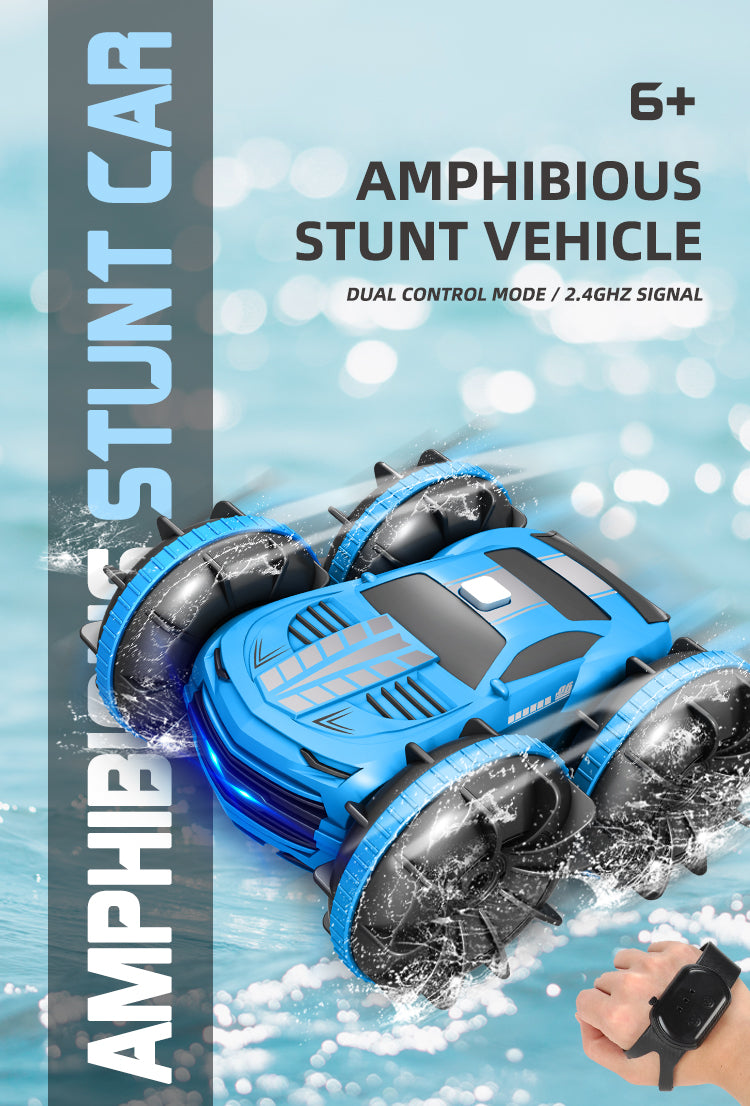 Voiture de cascade tout-terrain RC étanche télécommandée 2,4 GHz 4WD Livraison 15 à 21 jours