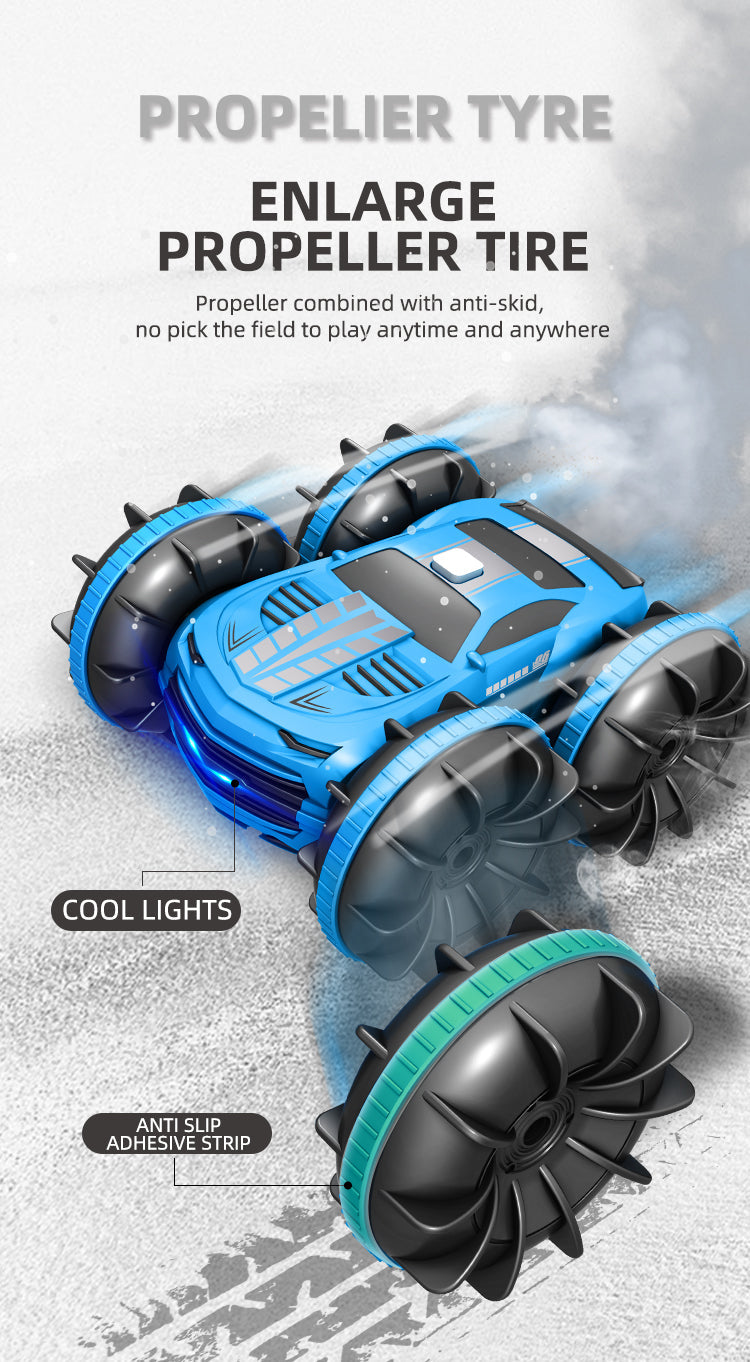 Voiture de cascade tout-terrain RC étanche télécommandée 2,4 GHz 4WD Livraison 15 à 21 jours