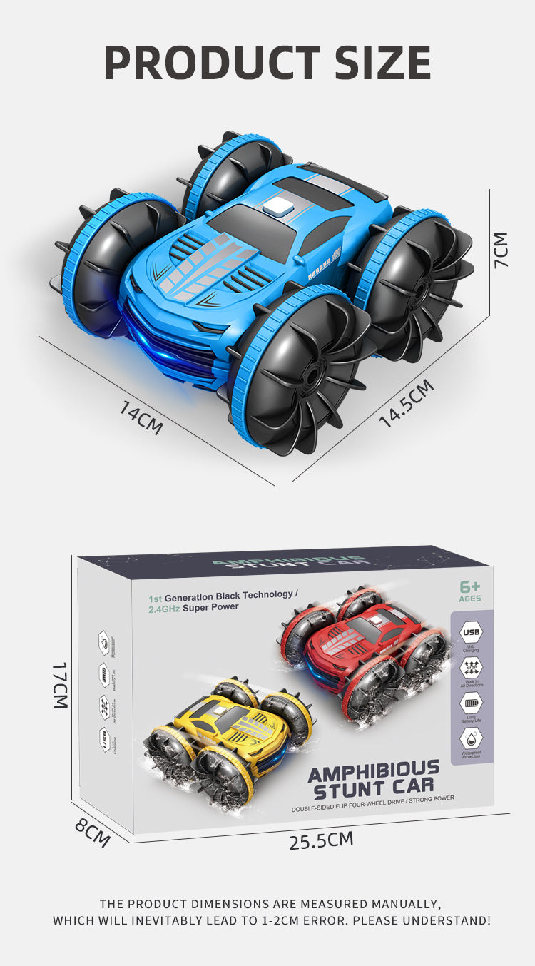 Voiture de cascade tout-terrain RC étanche télécommandée 2,4 GHz 4WD Livraison 15 à 21 jours
