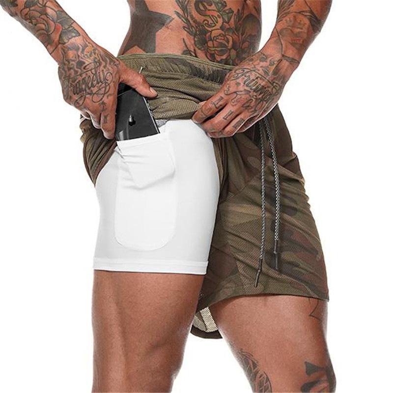 Double short cuissard pour hommes