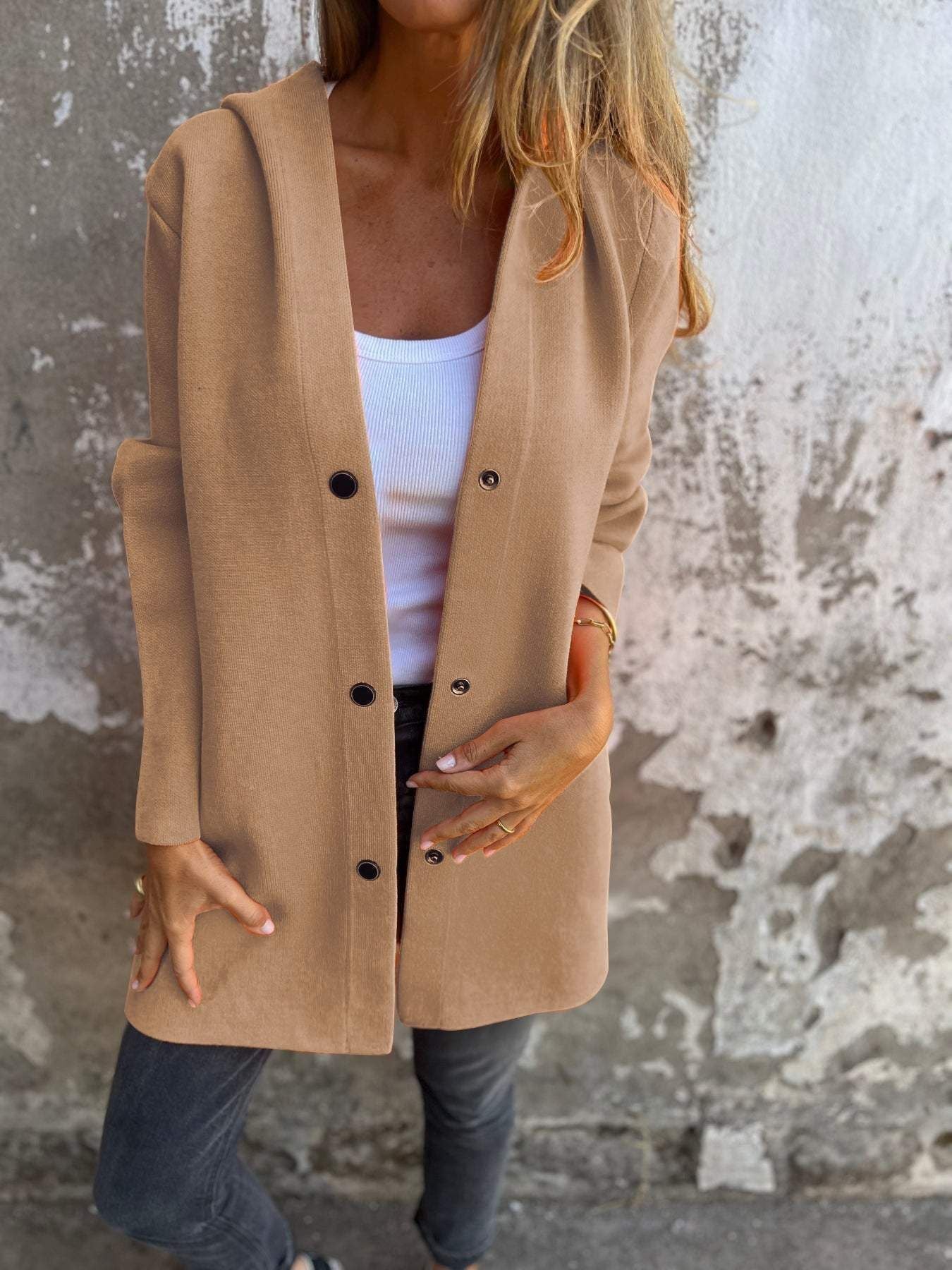 Cardigan à capuche pour femmes du S au 5XL