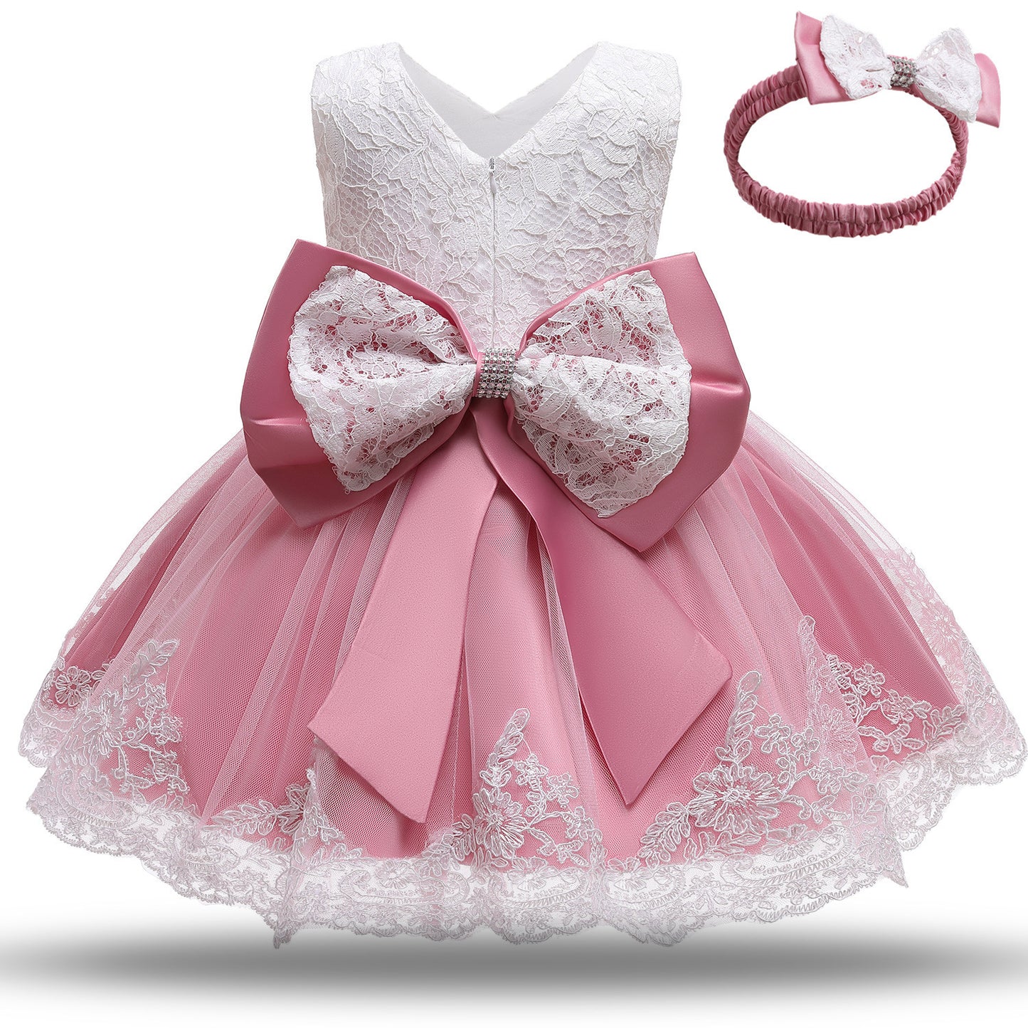 Robe de baptême ou divers évènements pour fille  3mois à 5ans - Livraison 15 à 30 jours