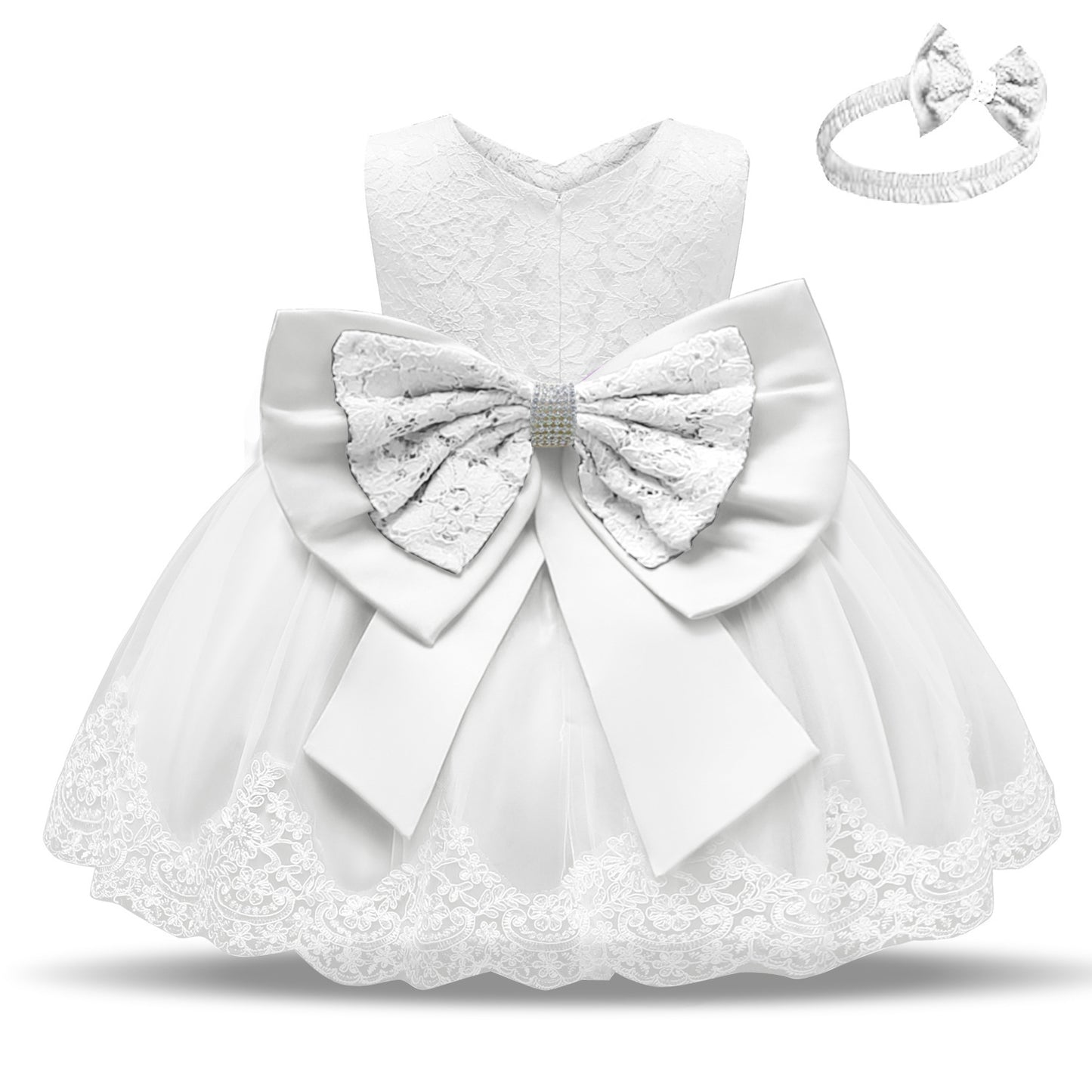 Robe de baptême ou divers évènements pour fille  3mois à 5ans - Livraison 15 à 30 jours