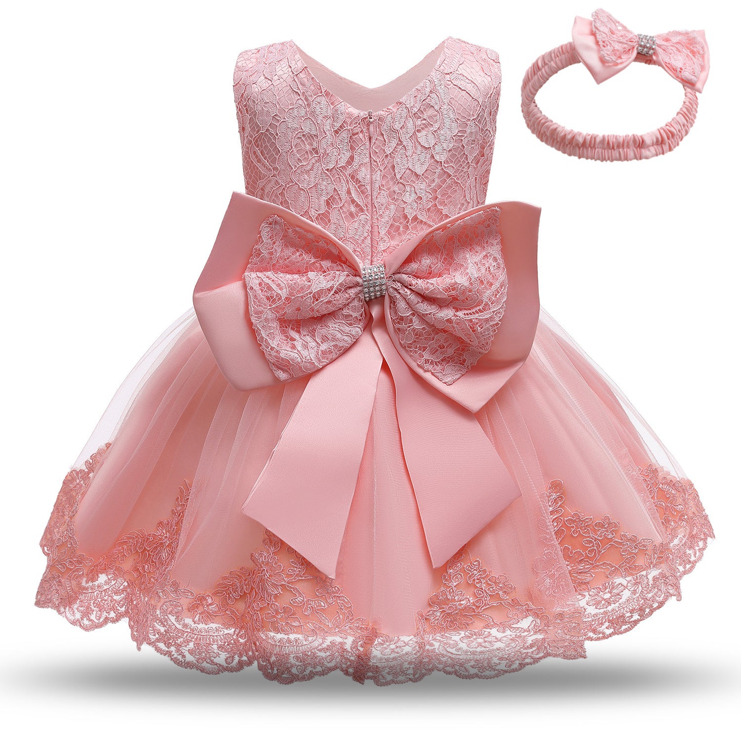 Robe de baptême ou divers évènements pour fille  3mois à 5ans - Livraison 15 à 30 jours
