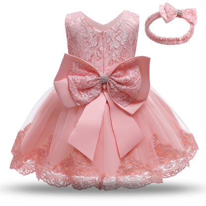 Robe de baptême ou divers évènements pour fille  3mois à 5ans - Livraison 15 à 30 jours