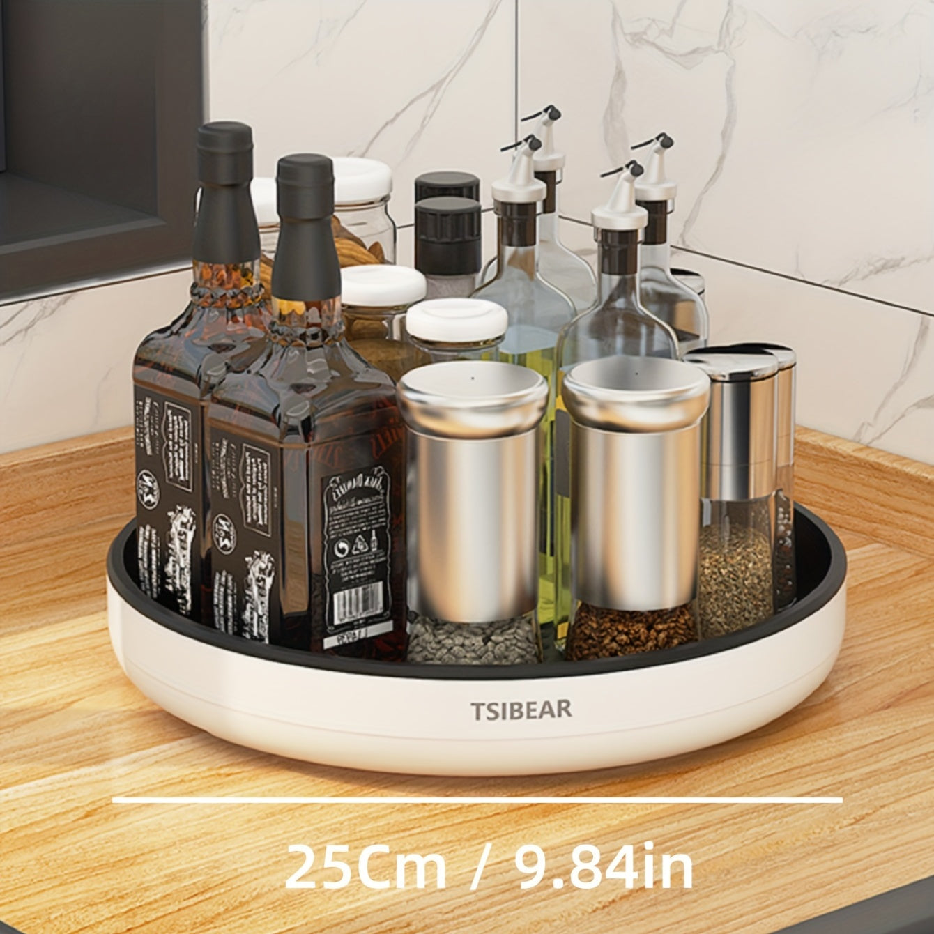 Organisateur de cuisine rotatif à 360° Livraison 15 à 21 jours
