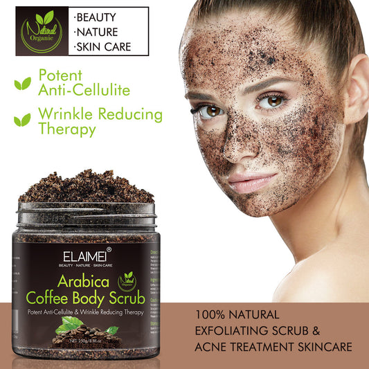 Gommage corporel exfoliant au café 100% naturel