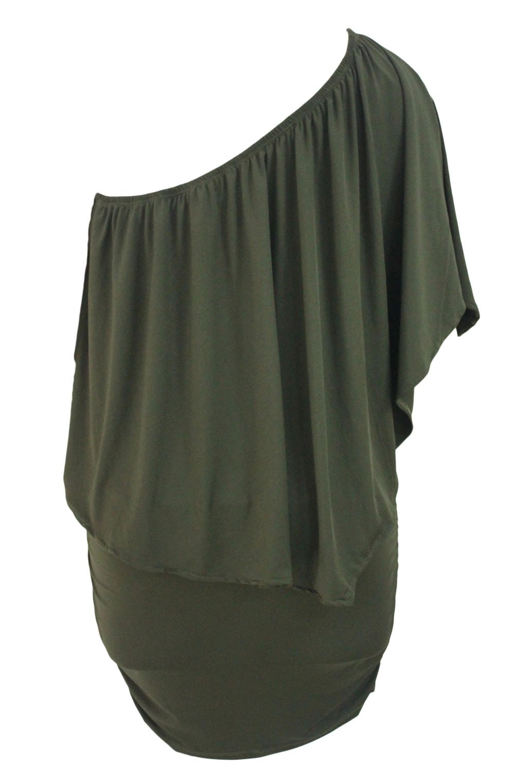 Mini-robe grande taille verte Livraison 15 à 30 jours