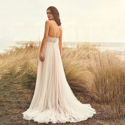 New Wedding Dress  Lace Suspender Wedding Dress Dress