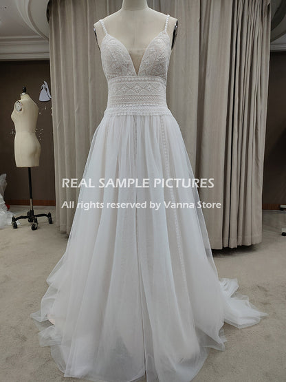 New Wedding Dress  Lace Suspender Wedding Dress Dress