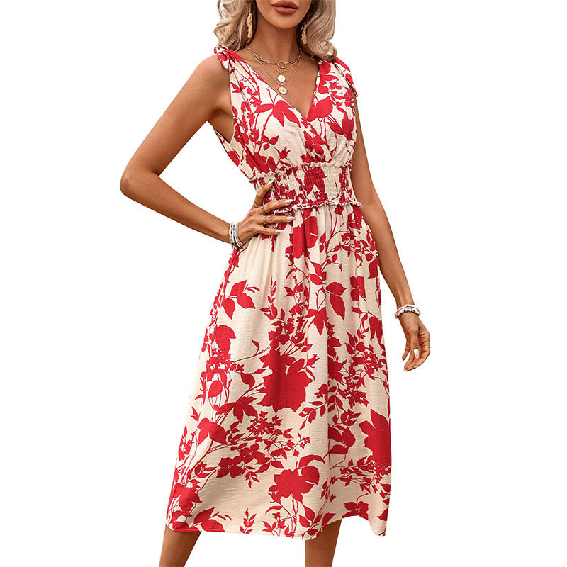 Nouvelle robe de vacances bohème pour femmes d&#039;été européennes et américaines