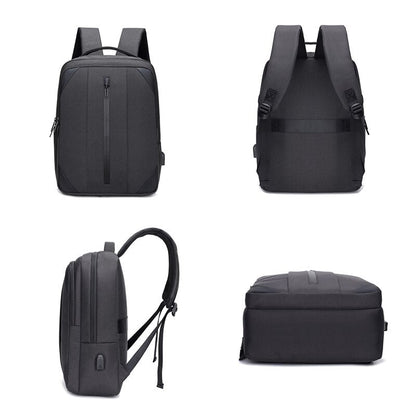 Sac à dos d'affaires pour homme avec chargement USB, multifonctionnel, en nylon