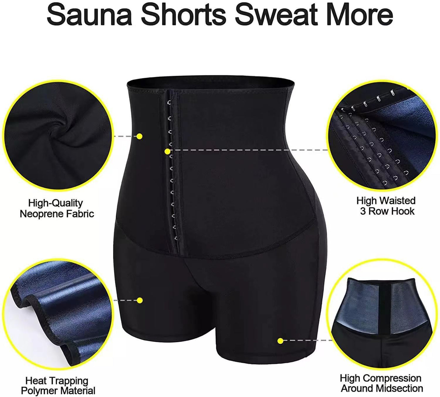 Short amincissant, vêtement de sudation thermique