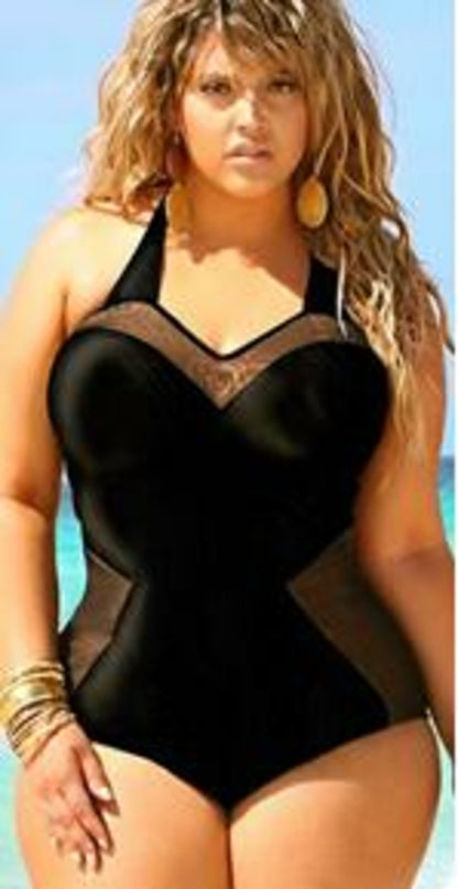 Maillot de bain une pièce rembourré sexy grande taille pour femme Livraison 15 à 30 jours